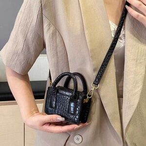 Mini fashion black Bag crossbody (nwot) see dimensions